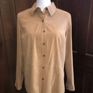 Talbots Women’s Tan Stretch Long Sleeve Jacket